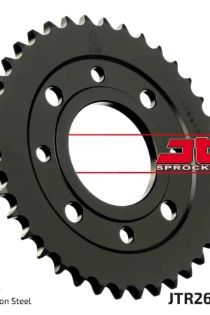 JT SPROCKETS - REAR STEEL 38T, 428 - Sprockets - Staal Topkwaliteit